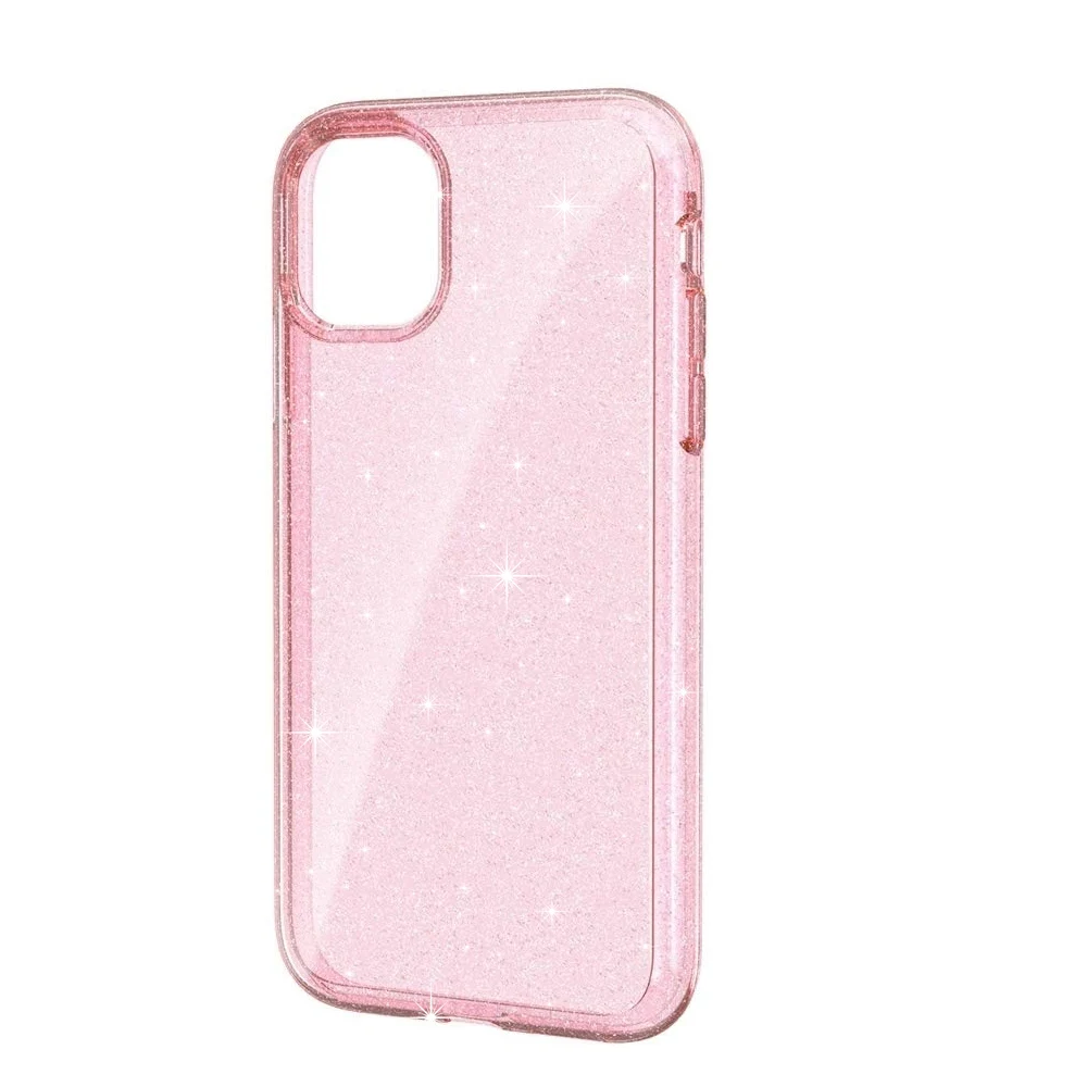 Transparent Glitter Case For iPhone 16 15 14 13 11 Pro Max 12