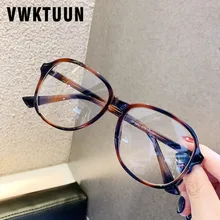 VWKTUUN montura cuadrada para gafas, lentes transparentes, montura Vintage para gafas grandes, gafas falsas, marcos transparentes para estudiantes