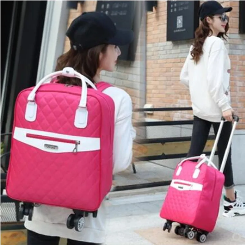 Универсальный чехол на колесиках бутик багаж чемодан из материала Оксфорд