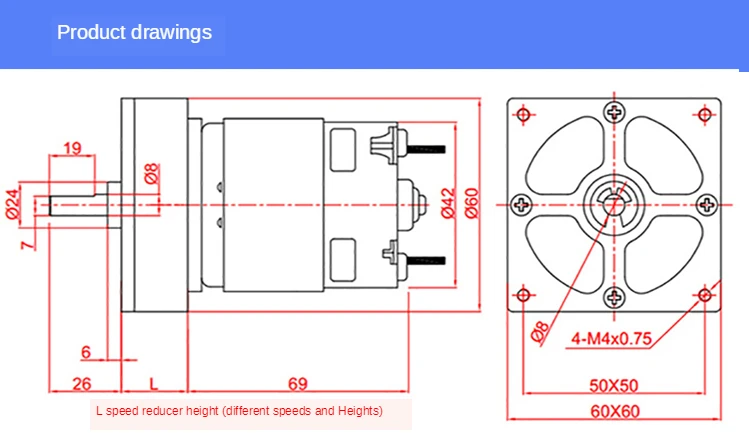 12v 24v 35w 5rpm-400rpm velocidade de torque