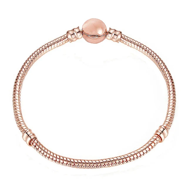 Boosbiy Silver Plated Cute Owl Snake Chain Charm Bracelet For Women Fashion Brand Bracelets DIY Jewelry Gift Making SC02