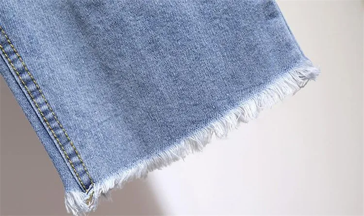 2XL-6XL женские джинсовые брюки оверсайз женские потертые джинсовые брюки длиной до щиколотки размера плюс прямые брюки обтягивающие брюки
