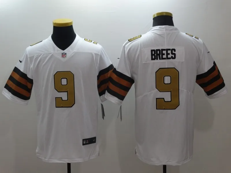 COLOR AS PHOTO SHOWN Стилизованный Орлеан Кенни Ваккаро Drew Brees Brandin Cooks белый черный зеленый Салют Джерси - Цвет: COLOR AS PHOTO SHOWN