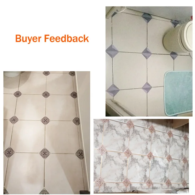 10pcs 8*8cm pvc modern tile sticke