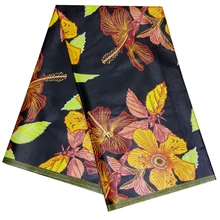 Африканская нигерийская анкара настоящая голландская восковая ткань с цветочным рисунком хлопок африканская ткань