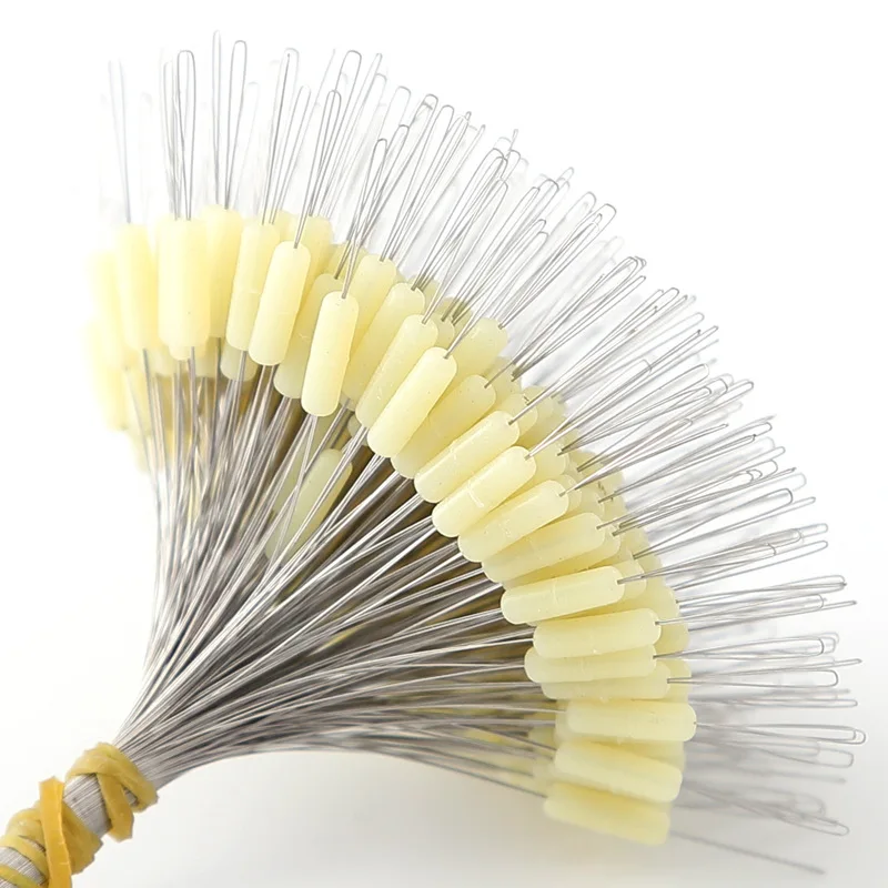 실리콘 스페이스 콩 낚시 바버 타원형 스토퍼 기어 커넥터, 가닥 방지 낚싯줄 저항 낚시 액세서리, 300 개