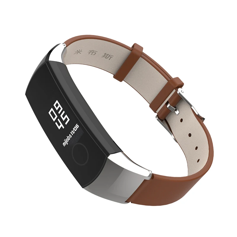 Strap for Honor Band 4/5 Metal Stainless Steel Wrist Bracelet for Huawei Honor Band 4 5 Smart Watch Milanese Leather Wristbands