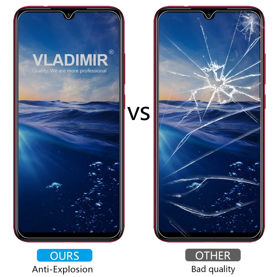 Защитная пленка из закаленного стекла 9H 2.5D для Xiaomi Redmi Note 7 K20 Pro Mi A3 Pocophone F1 9 8 SE
