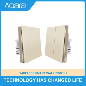 

Aqara Switch ZigBee Smart Home Light Control Zero Line Fire Wire Wireless Key Wall Switch MiHome APP work with Gateway