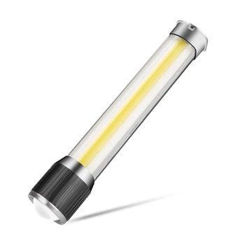 

XANES COB+T6 7Modes Rechargeable LED Flashlight Outdoor Multifunctional Work Light Bicycle Powerful Torches Lantern Hunting