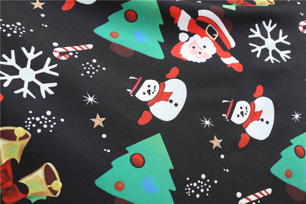 JAYCOSIN Christmas Dress Autumn Women Long Sleeve Winter Dress Vintage 50s 60s Gothic New Year Festival Winter Dresses 918