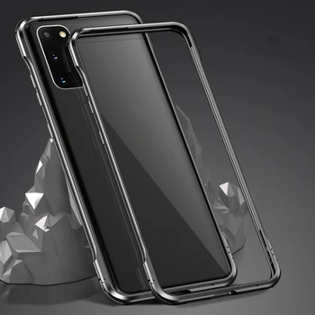 

MME Metal Bumper Phone Case for HUAWEI P20 P30 P40 Mate20 30 Pro Luminous Corner Shockproof Protective Case Cover