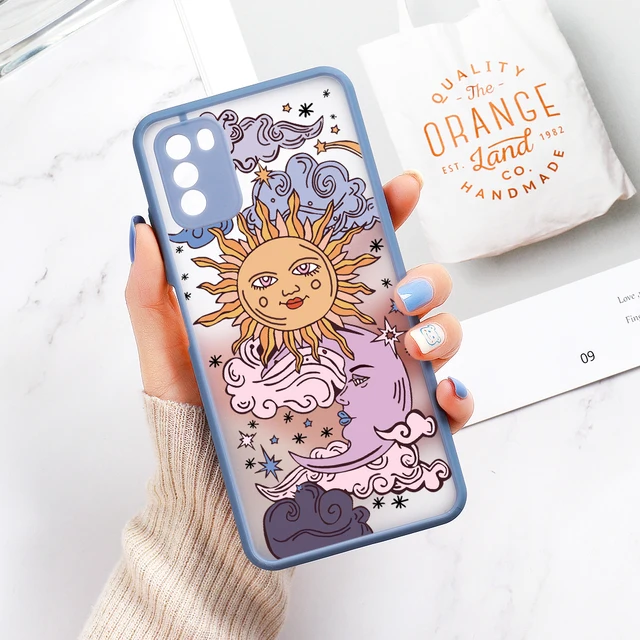 P30 Pro Case for Huawei P30 Lite Case P20 Pro P40 Lite Flower PC Cover Honor 50 8A 9X 8X 9A 9C 20 Y6 Y9 Prime 2019 Nova 5T Funda 4O277