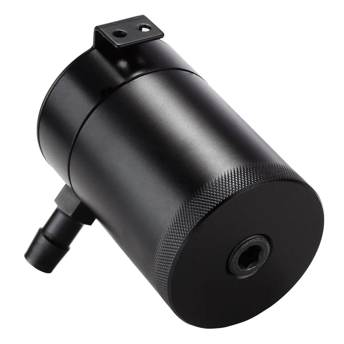 3/8" NPT Inlet Outlet 2-Port Compact Car Baffled Oil Catch Can Tank Universal For intercooler