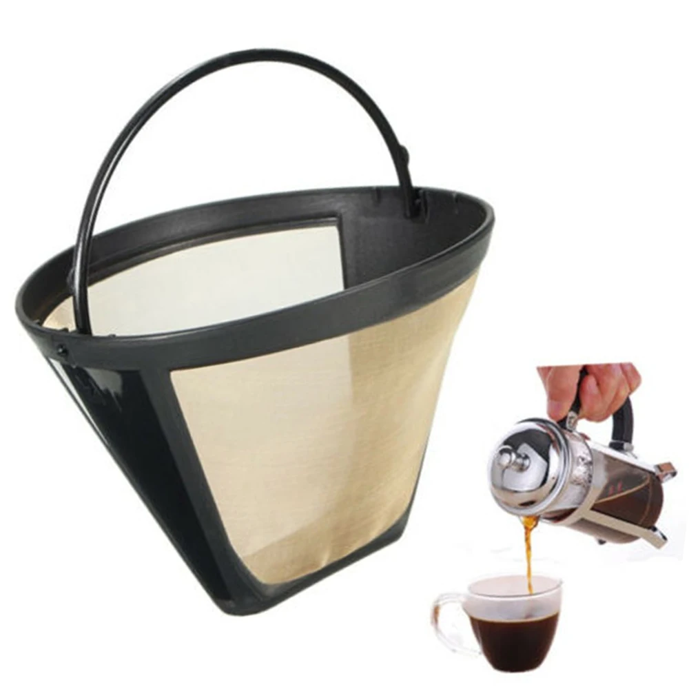 

1*Coffee Filter 304 Stainless Steel Coffee Filter Coffee Machine Reusable Detachable Handle Practical Tools