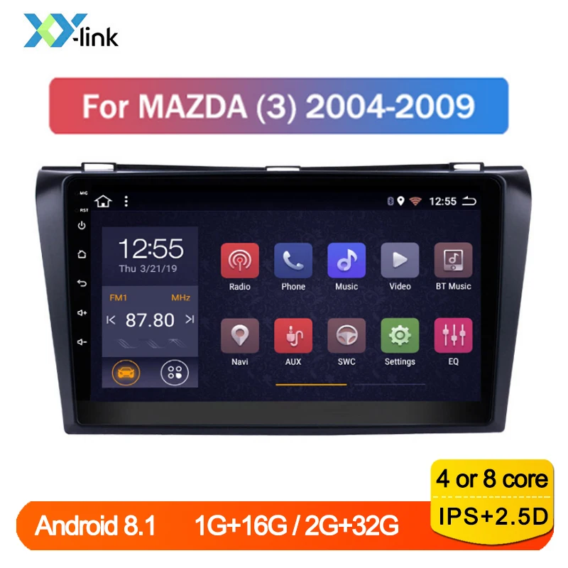 

Android 8.1 9 INCH touchscreen Car Radio Audio Multimedia video Player For Mazda 3 2004-2009 GPS navigation system stereo 2 din