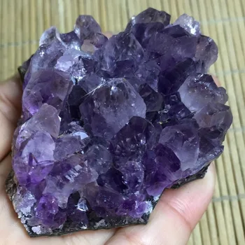 

About 100g-200g Natural Amethyst geode quartz cluster specimen reiki healing