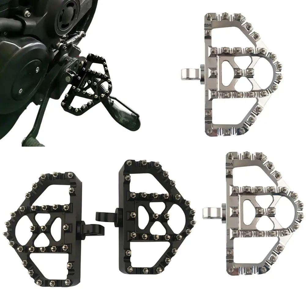 CNC широкие подножки на 360 ° Roating MX Chopper Bobber стиль эксклюзивный дизайн педаль подходит для harley Dyna Sportster Fatboy Iron 883