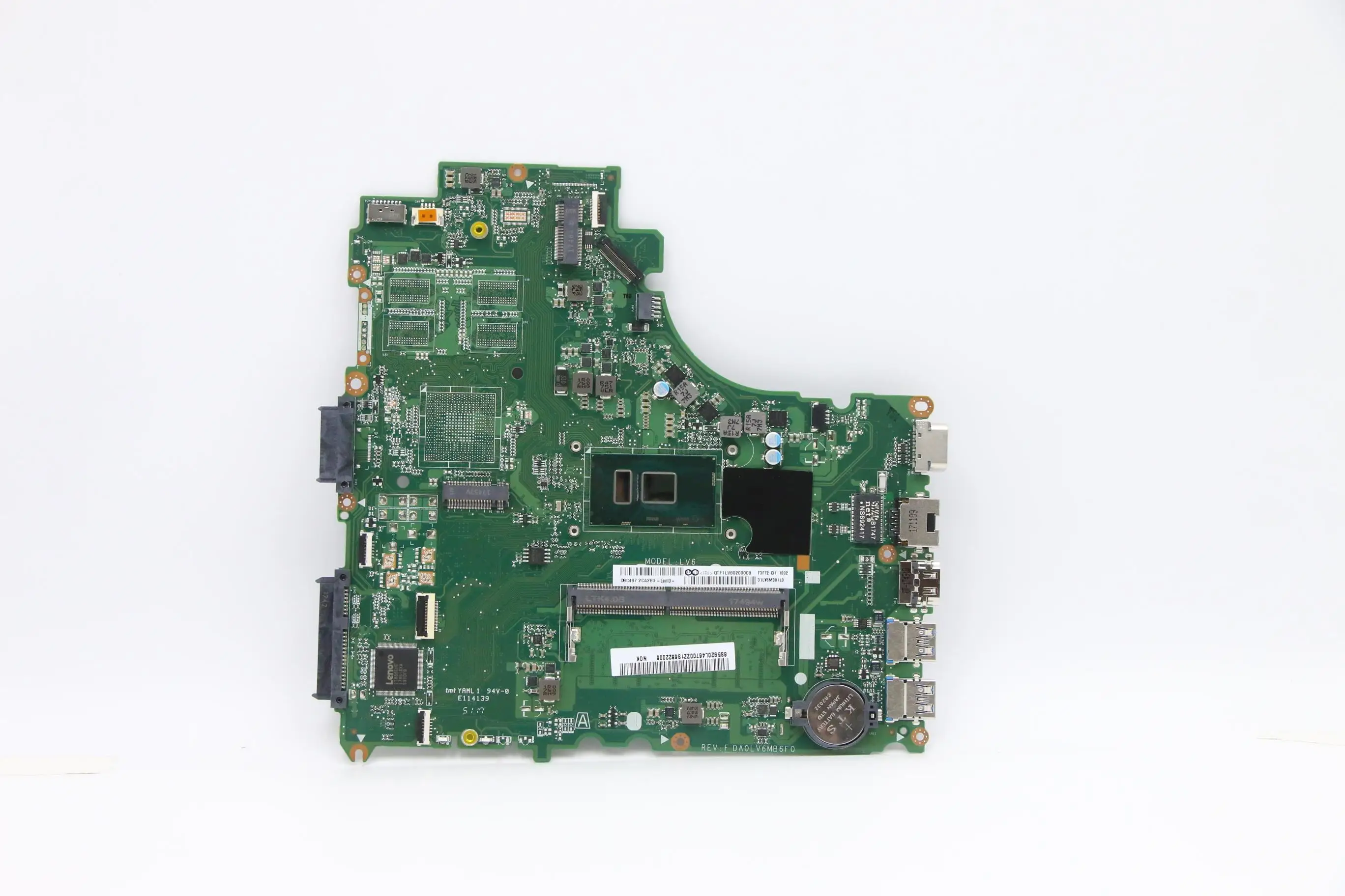 DA0LV6MB6F0 относится к Lenovo V310 14ISK E42 80 14IKB Материнская плата ноутбука процессор i7 6500U HM87