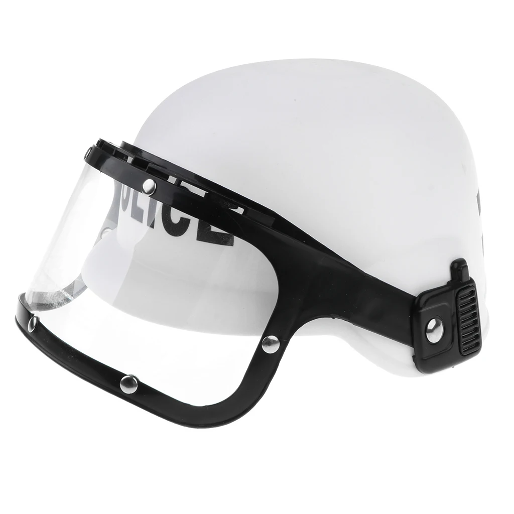 Pretend Play Police Helmet, Police Officer Dress Up for Kids Boys Girls Role Play Game
