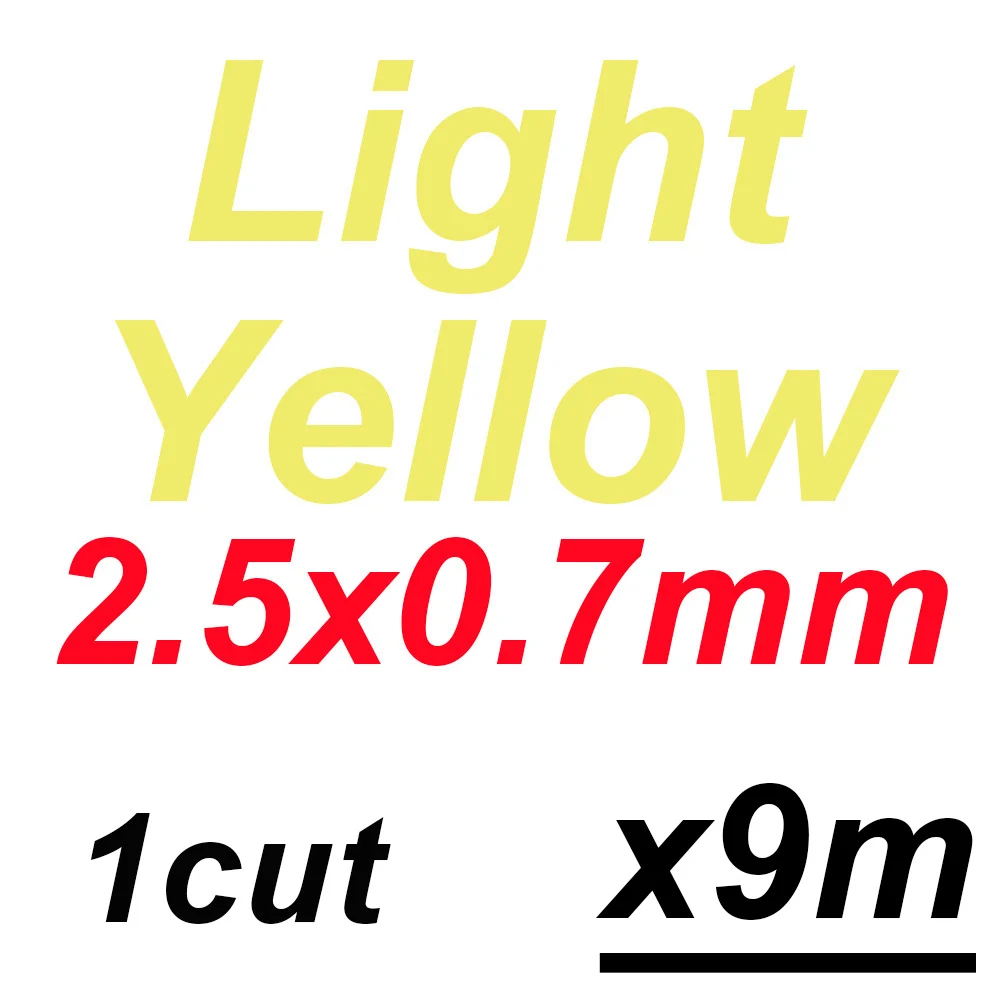 9m x2.5mm l yellow Victorsense 6/9/20/100 м рыболовные канаты 2,1 мм 0,7 мм 2,3 2,5 2,9 мм латексная трубка модели полое латекс эластичный линии Рыболовные снасти - Цвет: 9m x2.5mm l yellow