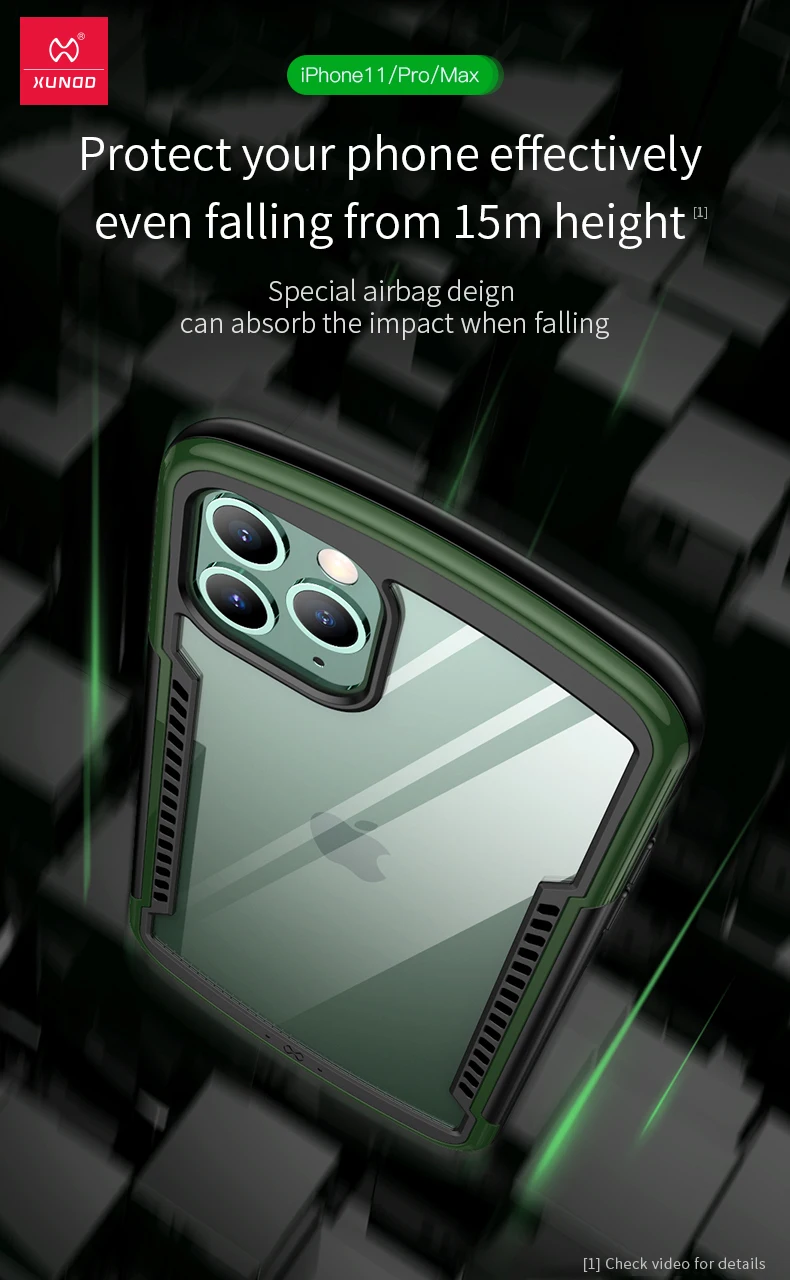 Xundd чехол для iPhone 11 Pro, противоударный чехол-бампер, чехол для телефона, игровой чехол, теплоотвод для iPhone 11 Pro Max