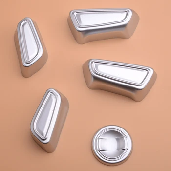 

Silver Front Seat Adjust Switch Button Cover Fit For Toyota Camry 2018 2019 2020