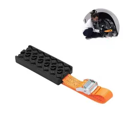 1 pces dispositivo da placa de tração do pneu do carro anti skid esteira de corrente cinta almofada neve lama areia para o caminhão suv fora da estrada recolhimento unsticked emergência