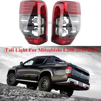 

Tail Light Tail Lamp For Mitsubishi L200 2019 2020 Pickup Truck Car Accessories Low configuration With halogen Bulb Warning Ligh
