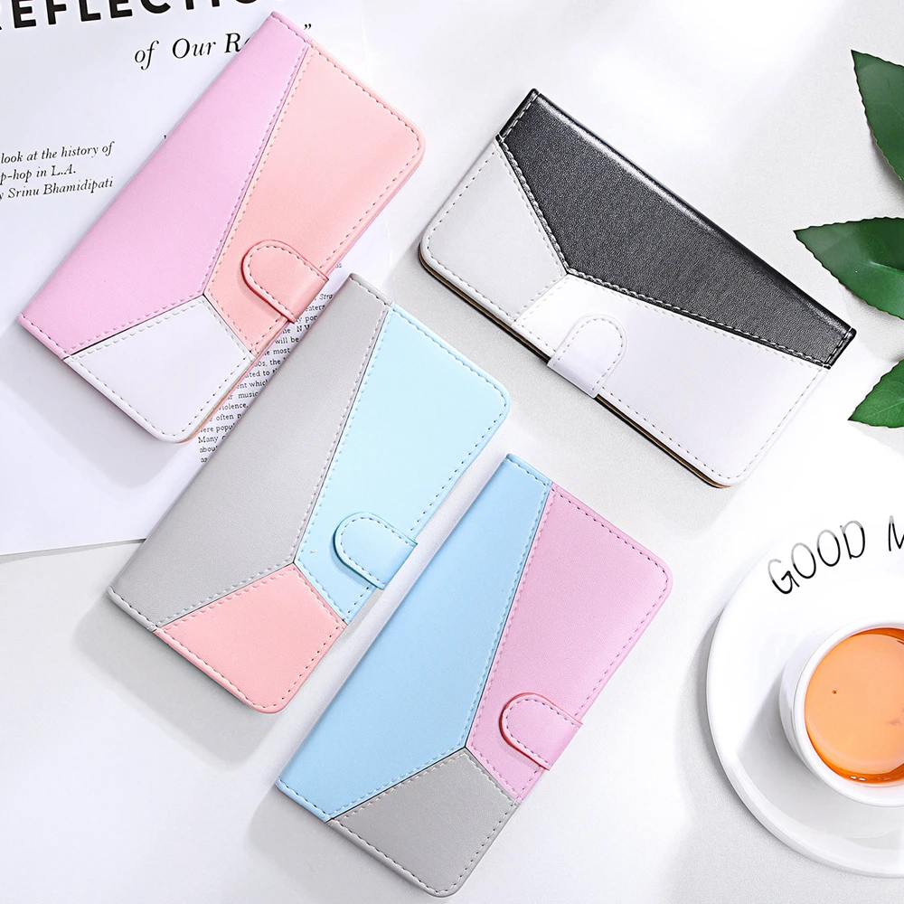 Чехлы-портмоне для телефонов Xiaomi Redmi 7 с двойным соединением кожаный флип