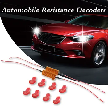 

2Pcs Load Resistor - Fix Headlight Bulb Fog Lamp Turn Blink Light Filter