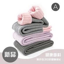 Детская одежда на осень и зиму Детские теплые штаны, уплотненные бархатные зимние брюки для девочек, из вельвета, для мальчика, цельное ku bao шерстяные Tro