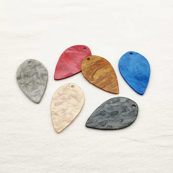 

New arrival! Mix color 55x32mm 50pcs Acrylic Drop-shape Charm for earrings,Earring parts,jewelry findings!