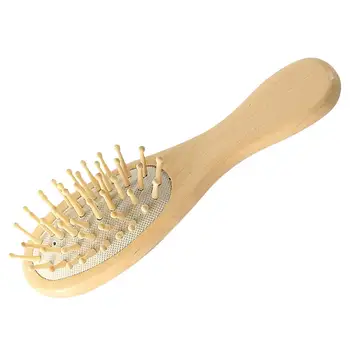 

1*Massage Comb Paddle Brush Antistatic Natural Wooden Massage Hairbrush Comb Scalp Health Care Paddle Brush