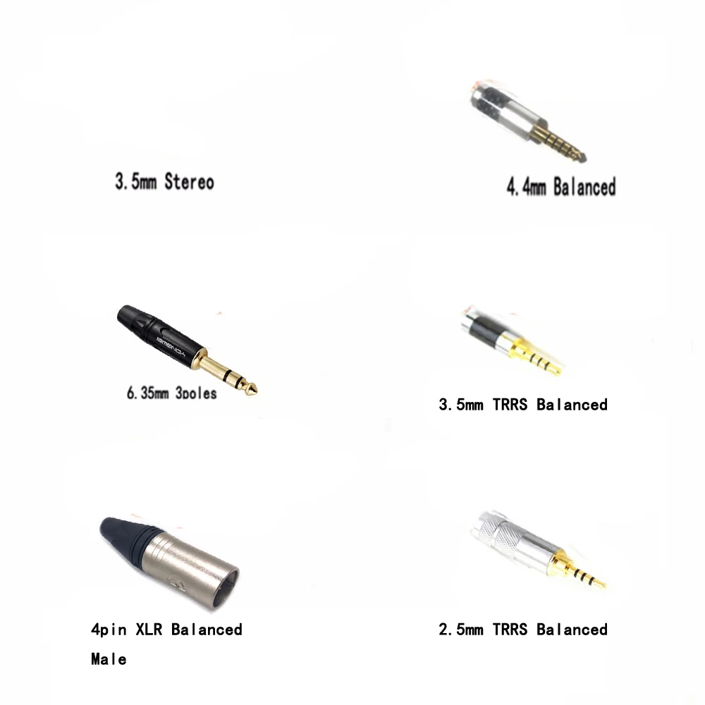 Thouliess HiFi 3 5 2 5 4 4 Balanced Soft 1 2m 7nOCC Silver plated Headphone Upgrade Cable A2DC For CKR100 CKR90 CKS1100 LS50 E70