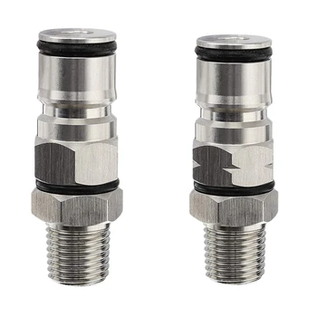 

1/4 Inch Male Npt Hex Nipple Gas Ball Lock Post with pers Ball Lock Adapter for Brewing Beer
