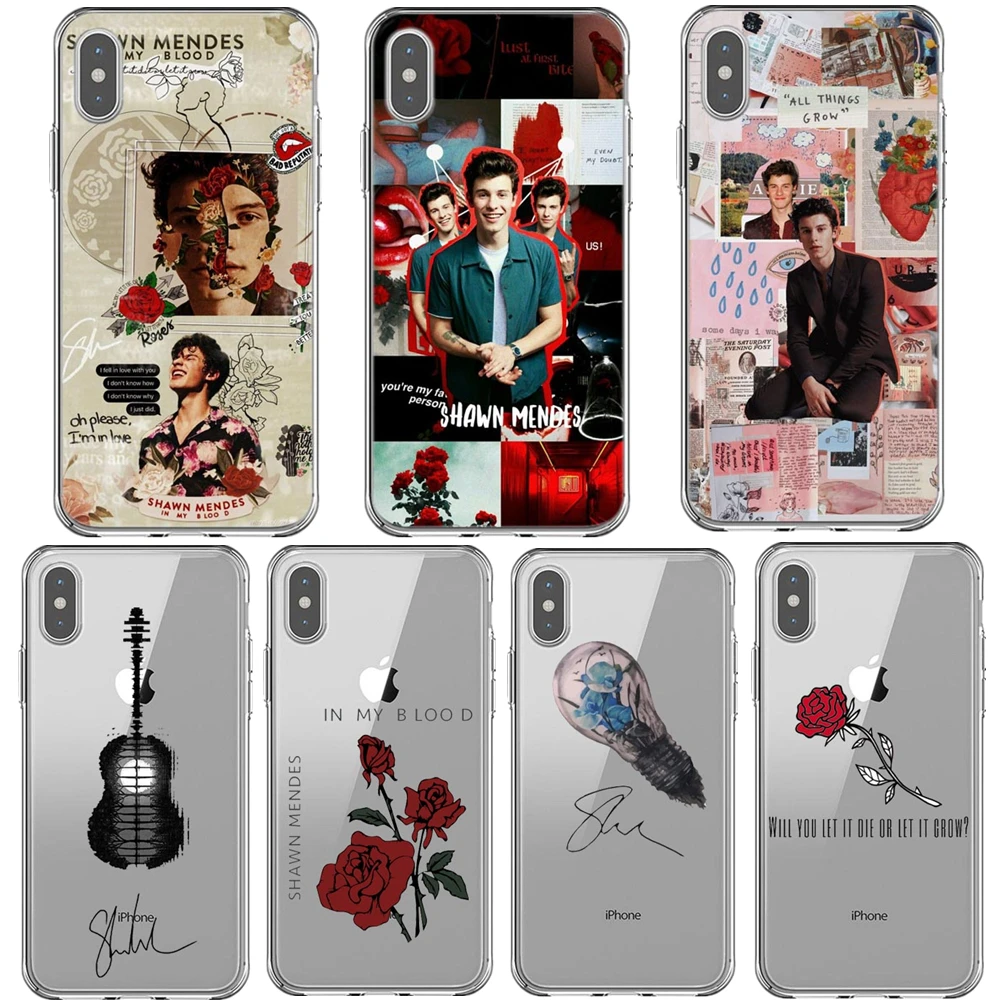 Чехол для телефона Shawn Mendes 2019 iPhone XS XR MAX 5 5S SE 6 6S Plus 7 8 X 11 Pro Max чехол гитары из ТПУ |