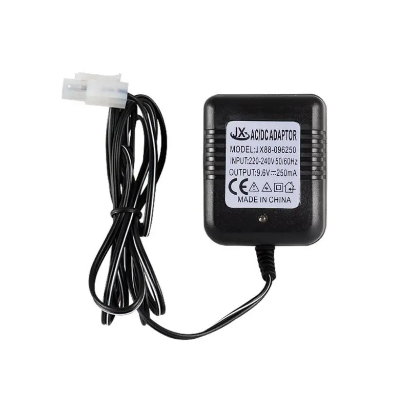 Rechargeable Battery Ni-Cd Ni-MH Batteries Pack KET-2P Plug Adapter 9.6V 250mA Output Toy