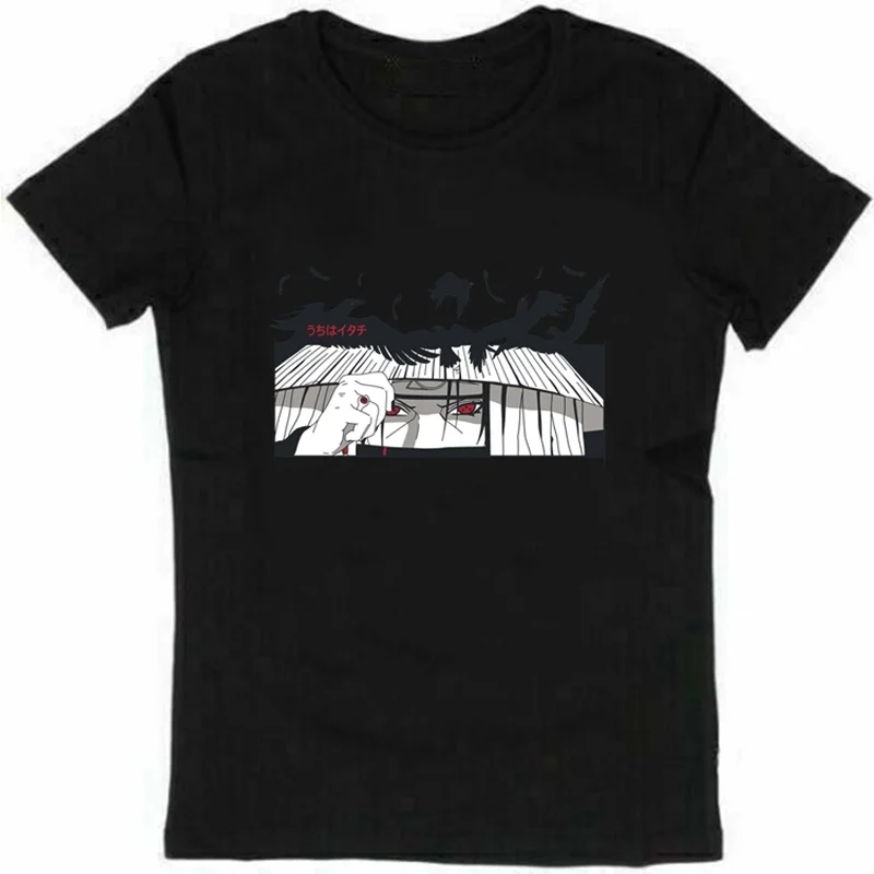 

Itachi In The Sky With Crows Men T-Shirts Funny Round Neck Short Sleeve Tops Pure Cotton Tees T Shirt Casual Harajuku T-shirt