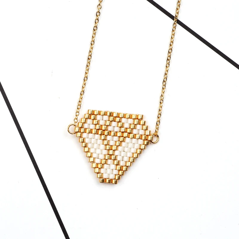 

FAIRYWOO gold gem bling bling Necklace