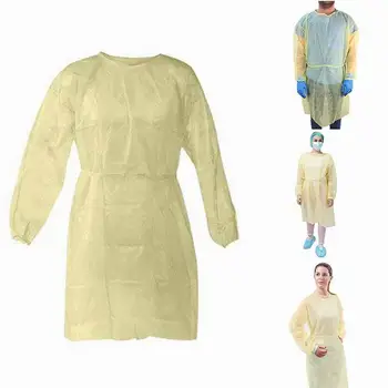 

Disposable Protective Gown Anti-Dust Isolation Gown Ventilation Waterproof Clothing 45P
