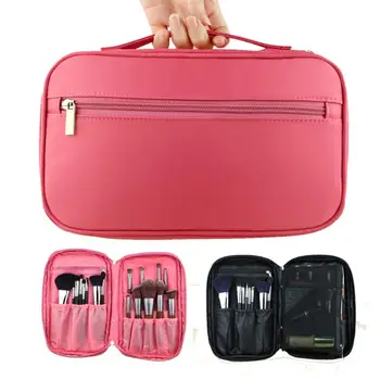 

Women Large Capacity Professional Makeup Bag Organizer Zipper Portable Travel Cosmetic Brush Pretty Pen Storage Pouch