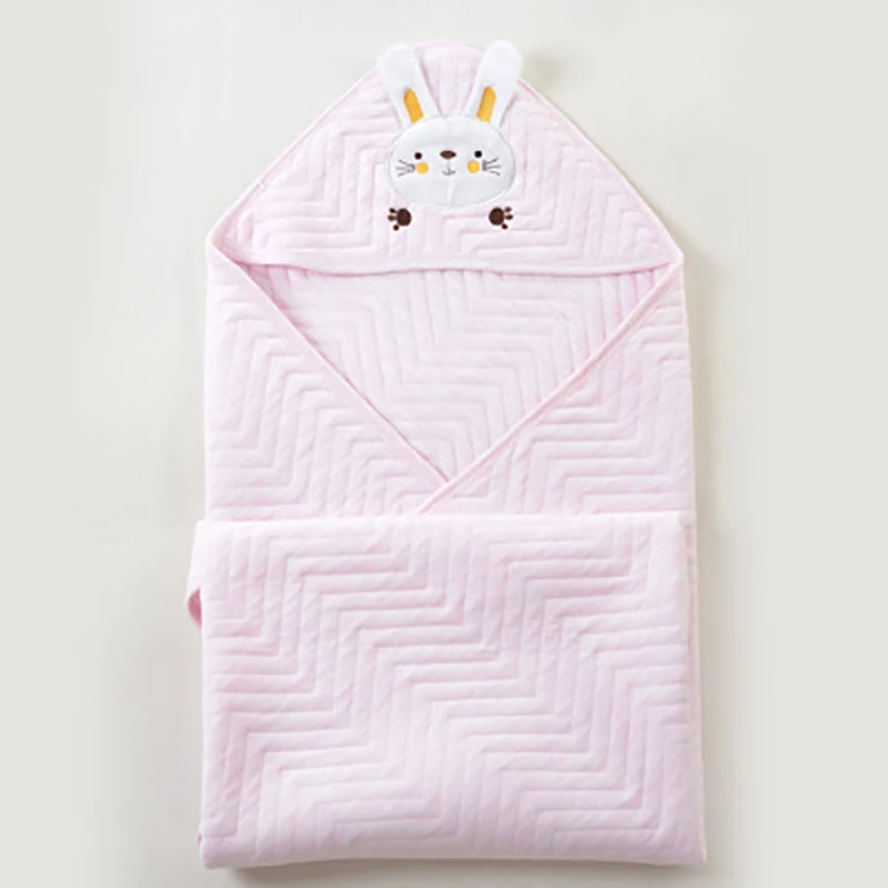 Весеннее детское одеяло; пеленка; милый спальный мешок с рисунком; детское однотонное осеннее одеяло с капюшоном для новорожденных