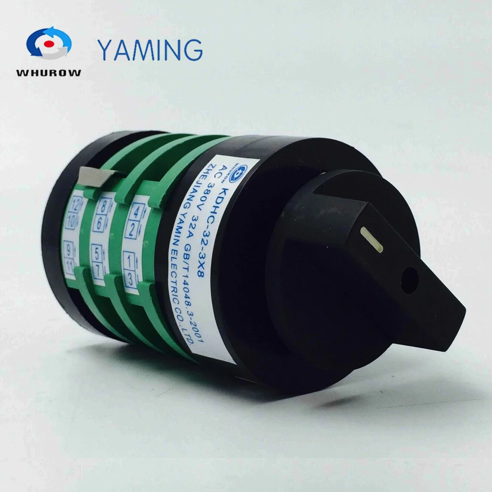  KDHC-32/3X8 electrical switches for welding machine 8 position 3 poles High voltage quality changeo