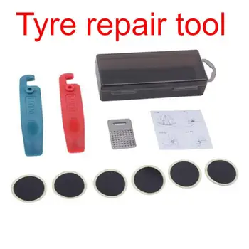 

Bike Tire Repair Kit Auto Car Tire Tyre Cement Tool Puncture Plug Practical Hand Tools Garage Tools For Car Truck Mountain Bike