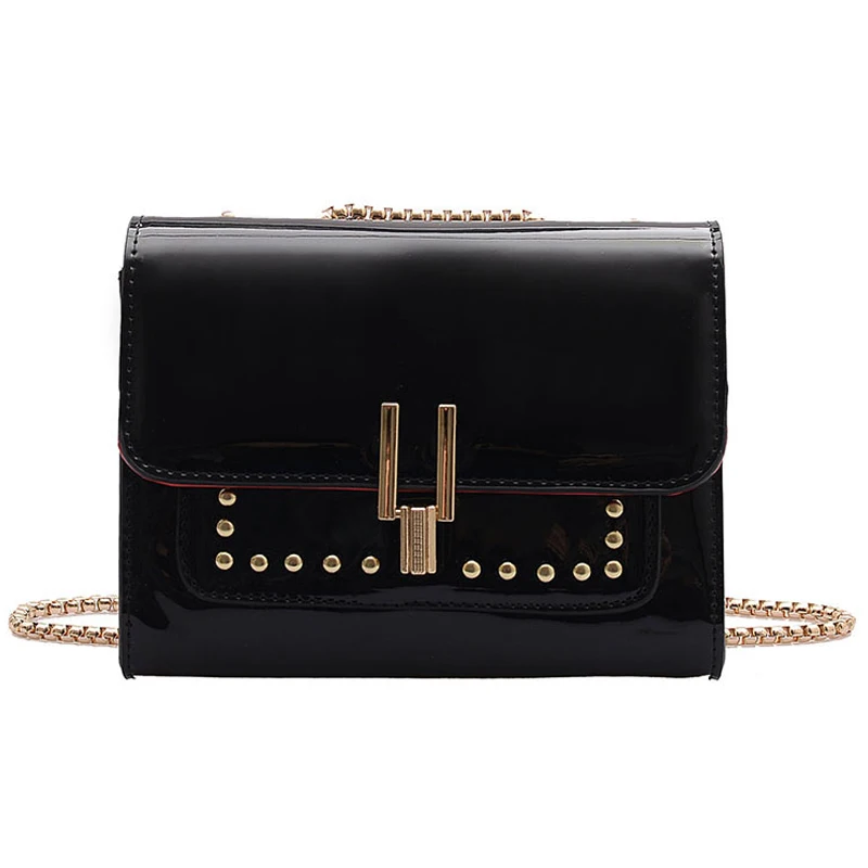 

iVog New Arrival Everyday Female Small Shoulder Crossbody Handbag Black Chain louis Fashion Hand Bags for Women 2019