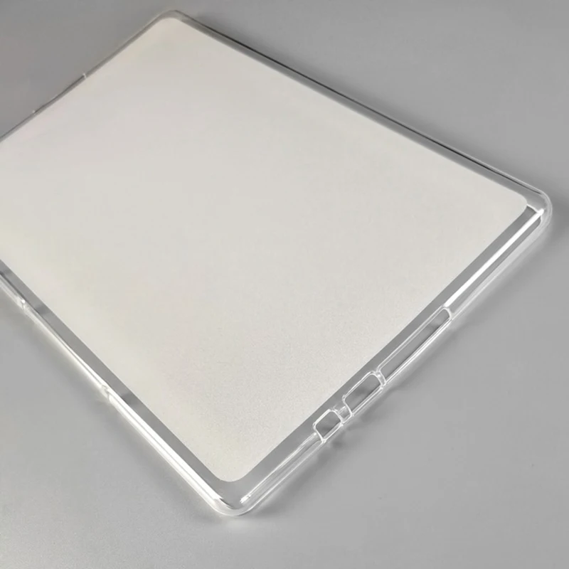 Transparent TPU Silicone Protective Case for Tablets - Clear Back Cover
