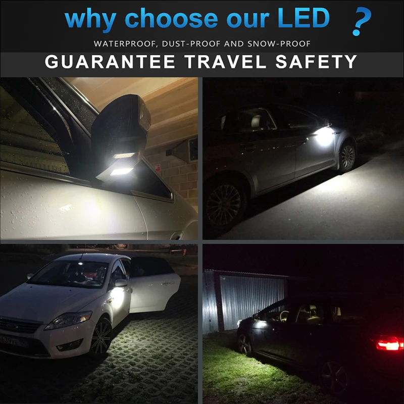 2pcs Led Under Side Mirror Puddle Light For Ford C Max Focus Kuga Escape Mondeo Iv Led Courtesy Light Super Bright Light For Light Ledlight Led Light Aliexpress