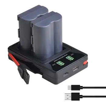 

BP-511 BP-511A BP511 BP511A Battery + LED Built-in USB Dual Charger for Canon G6 G5 G3 G2 G1 EOS 300D 50D 40D 30D 20D 5D