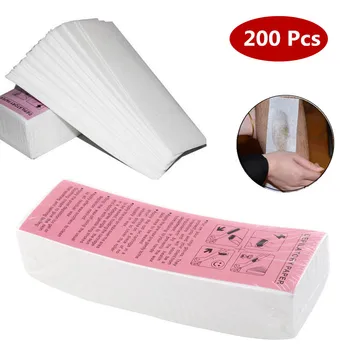

200pcs or 100pcs Removal Nonwoven Body Cloth Hair Remove Wax Paper Rolls High Quality Hair Removal Epilator Wax Strip Paper